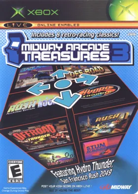 Midway Arcade Treasures 3 (USA) box cover front